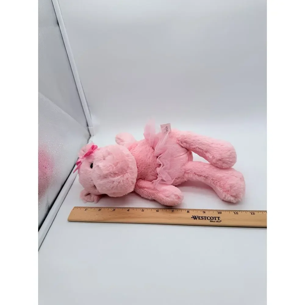 Aurora Pink Hippo Plush Amelia Twinkle Toes Dance Stuffed Toy Soft Rare HTF New